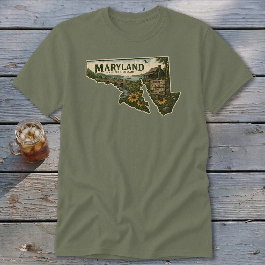 Maryland Homeplace Scene Classic Tee