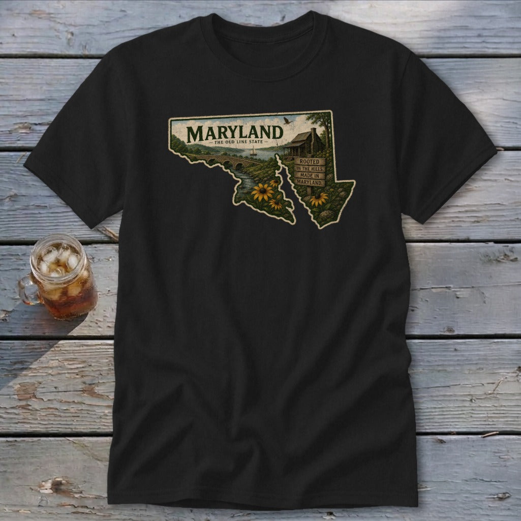 Maryland Homeplace Scene Classic Tee