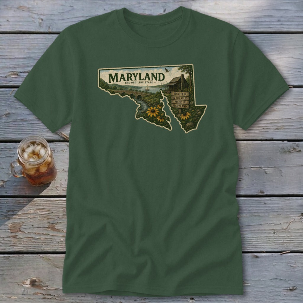 Maryland Homeplace Scene Classic Tee