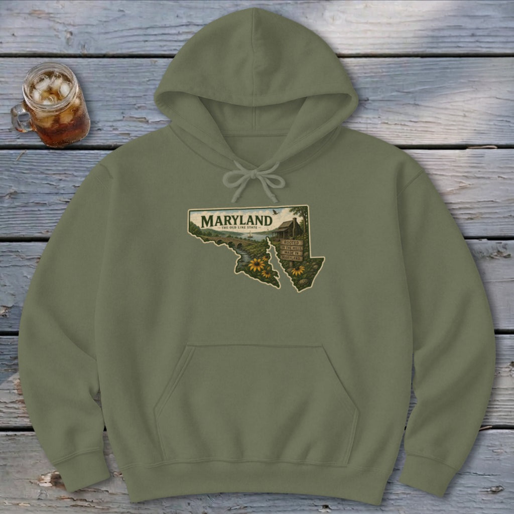 Maryland Homeplace Scene Hoodie