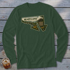 Maryland Homeplace Scene Long Sleeve Tee
