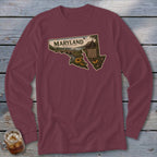 Maryland Homeplace Scene Long Sleeve Tee