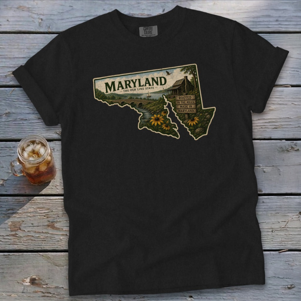 Maryland Homeplace Scene Signature Tee