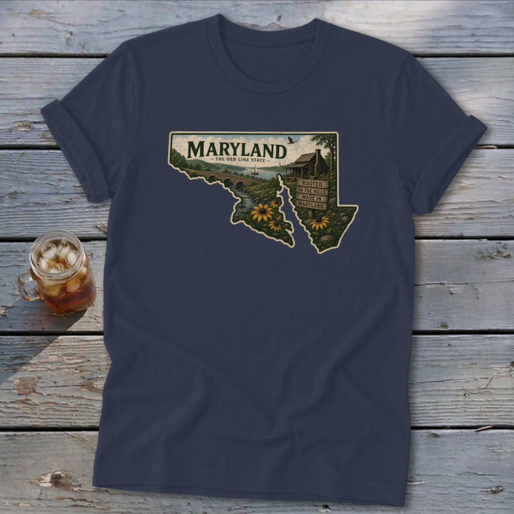 Maryland Homeplace Scene Softstyle Tee