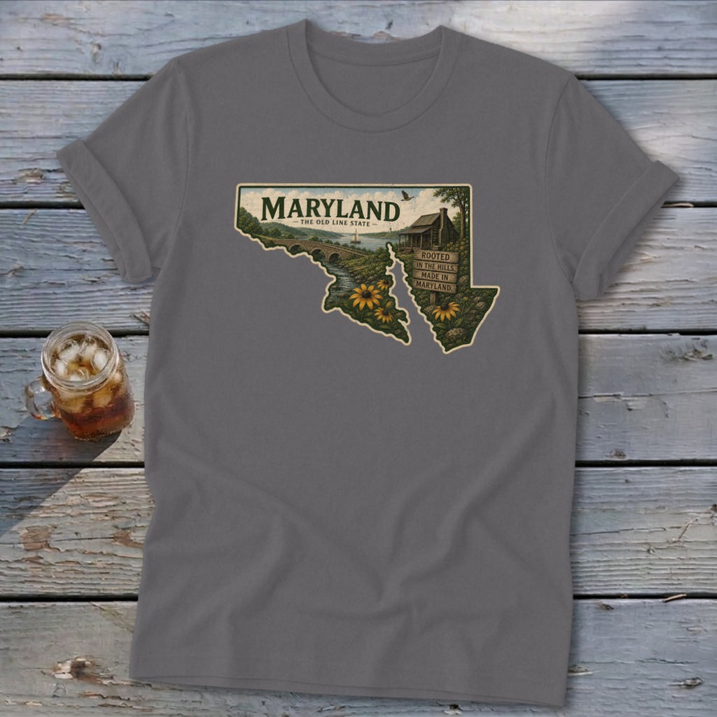 Maryland Homeplace Scene Softstyle Tee