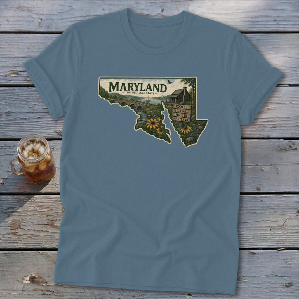 Maryland Homeplace Scene Softstyle Tee