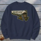 Maryland Homeplace Scene Sweatshirt