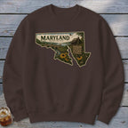 Maryland Homeplace Scene Sweatshirt