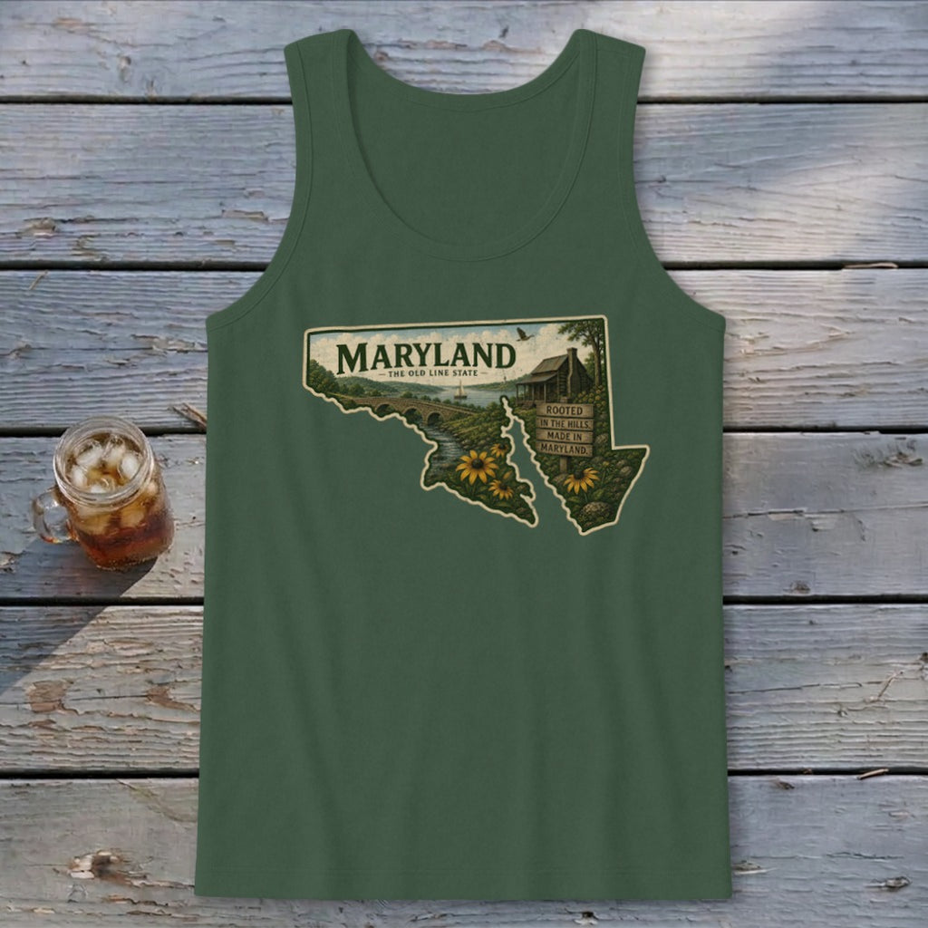 Maryland Homeplace Scene Tank Top