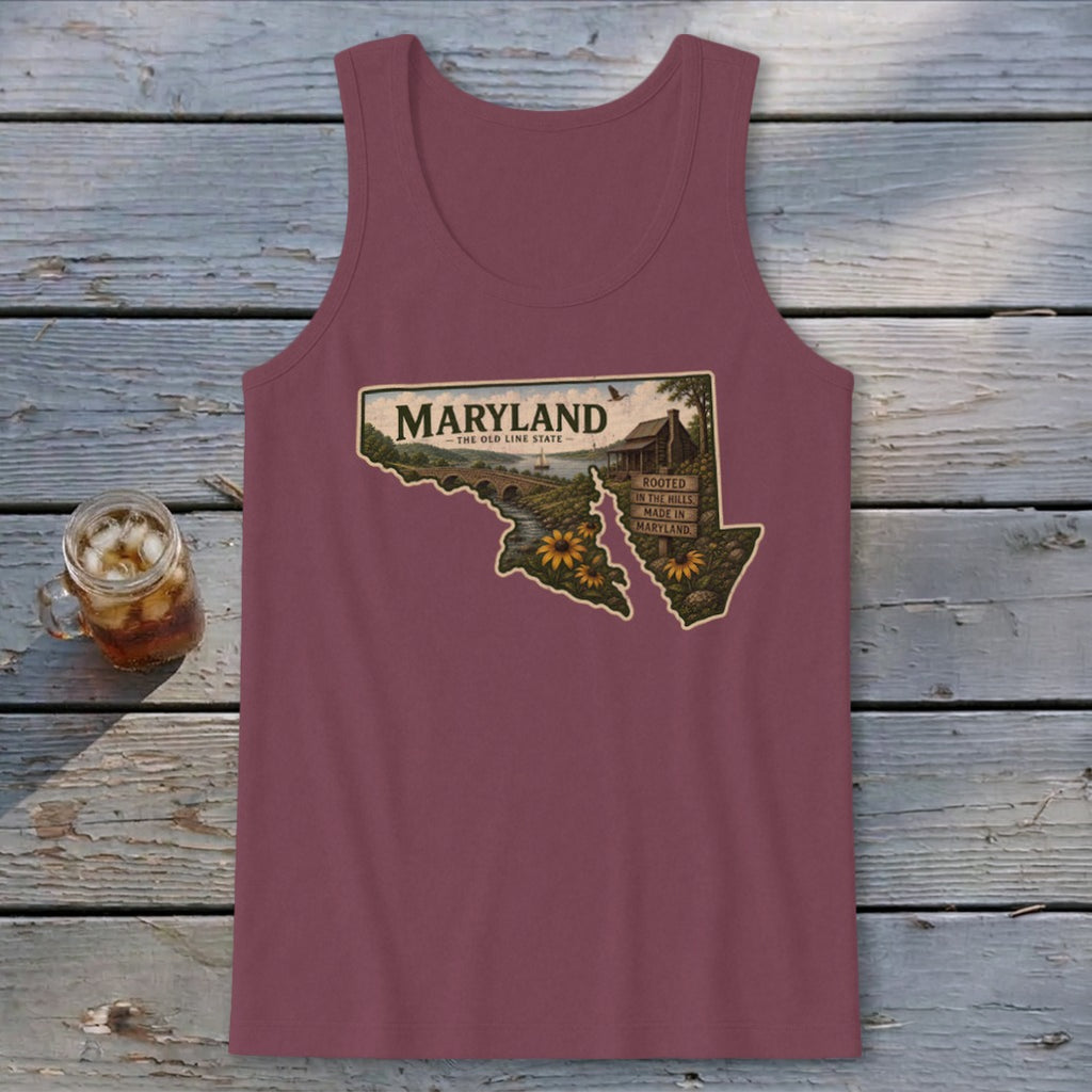 Maryland Homeplace Scene Tank Top