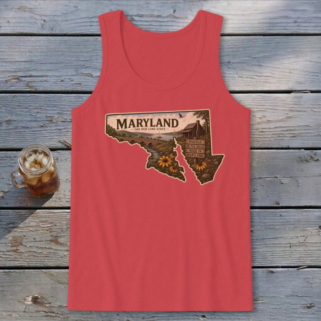 Maryland Homeplace Scene Tank Top