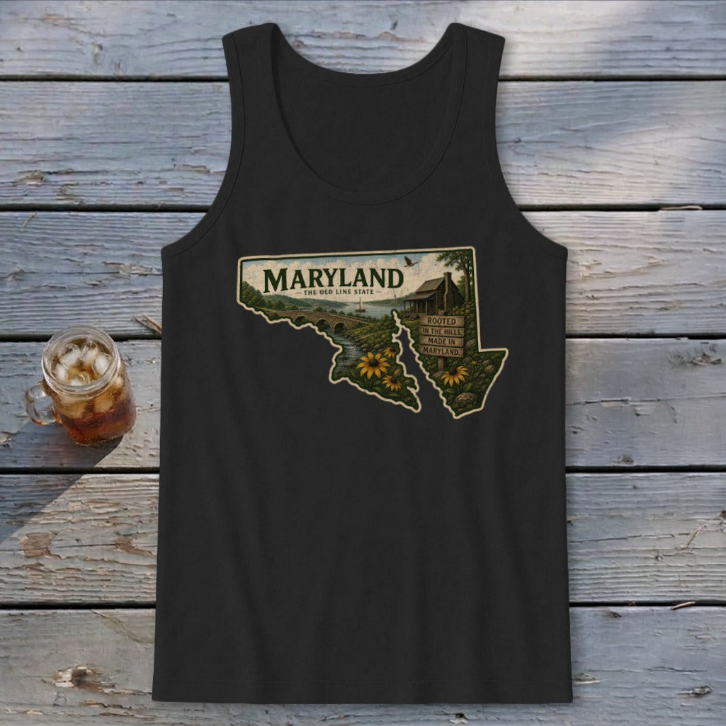 Maryland Homeplace Scene Tank Top