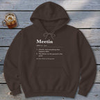 Meetin Definition Hoodie