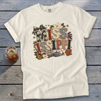 Mississippi Faux Chenille Fall Patch Signature Tee