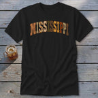 Mississippi Faux Embroidery Letters Classic Tee