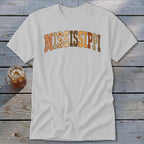 Mississippi Faux Embroidery Letters Classic Tee