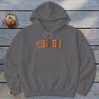 Mississippi Faux Embroidery Letters Hoodie