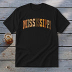 Mississippi Faux Embroidery Letters Youth Tee