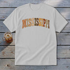 Mississippi Faux Embroidery Letters Youth Tee