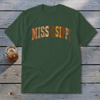 Mississippi Faux Embroidery Letters Youth Tee