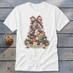 Mississippi Faux Patchwork Christmas Tree Classic Tee