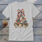 Mississippi Faux Patchwork Christmas Tree Classic Tee