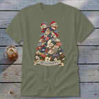 Mississippi Faux Patchwork Christmas Tree Classic Tee