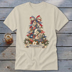 Mississippi Faux Patchwork Christmas Tree Classic Tee