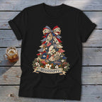 Mississippi Faux Patchwork Christmas Tree Softstyle Tee