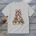 Mississippi Faux Patchwork Christmas Tree Youth Tee