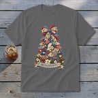 Mississippi Faux Patchwork Christmas Tree Youth Tee