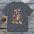 Mississippi Faux Patchwork Christmas Tree Youth Tee