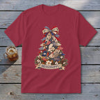 Mississippi Faux Patchwork Christmas Tree Youth Tee