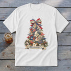 Mississippi Faux Patchwork Christmas Tree Youth Tee