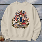 Mississippi Faux Patchwork Pumpkin Sweatshirt