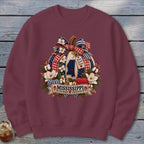 Mississippi Faux Patchwork Pumpkin Sweatshirt