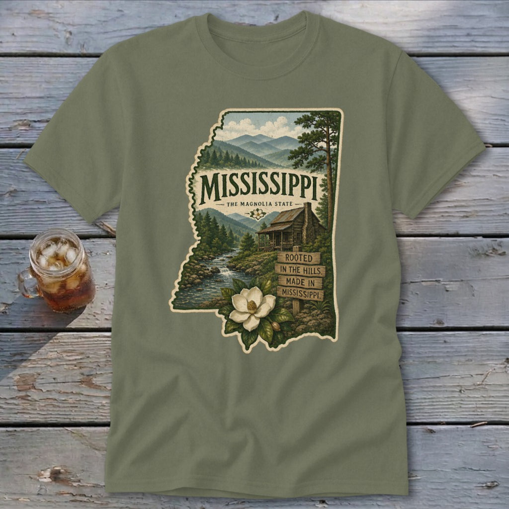 Mississippi Homeplace Scene Classic Tee