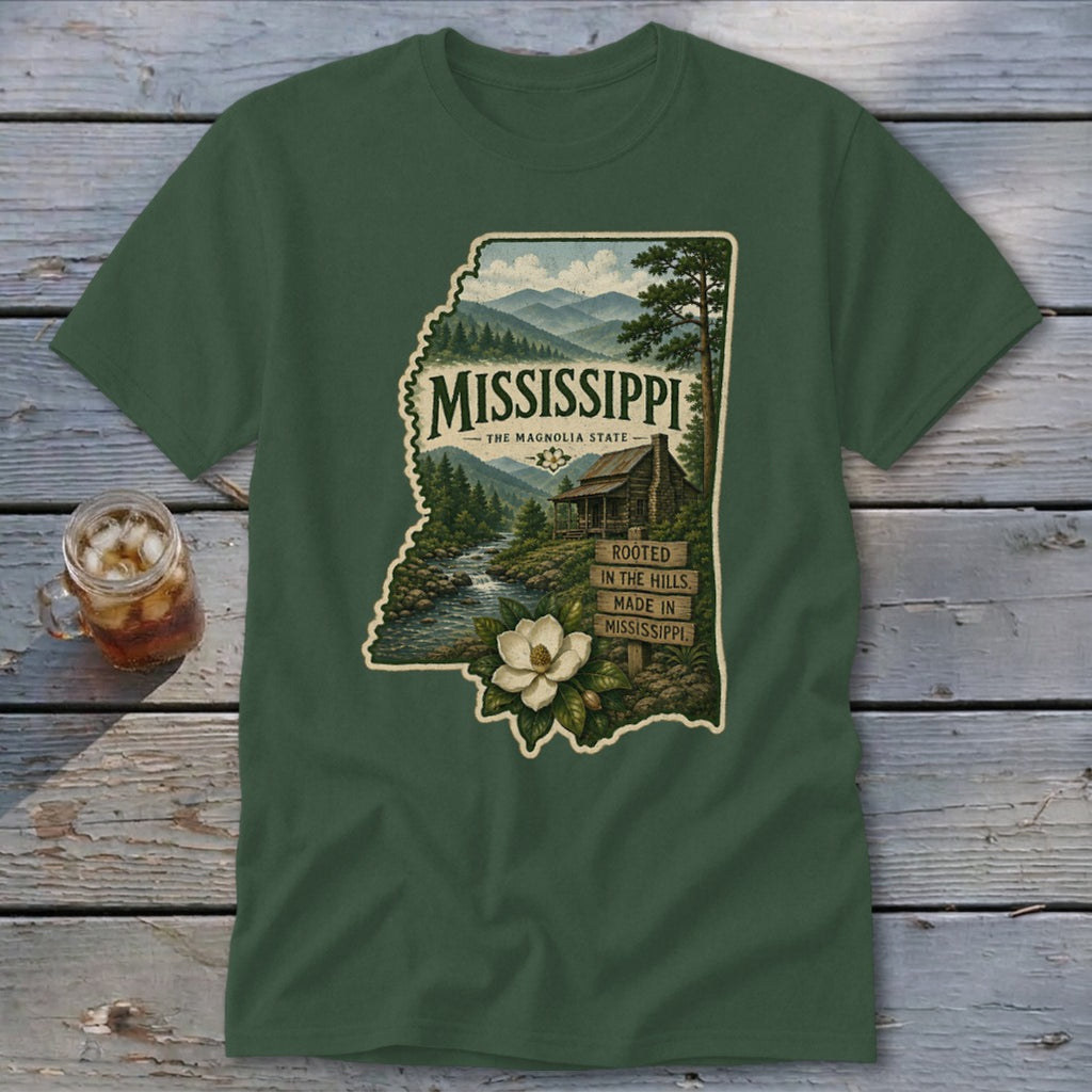 Mississippi Homeplace Scene Classic Tee
