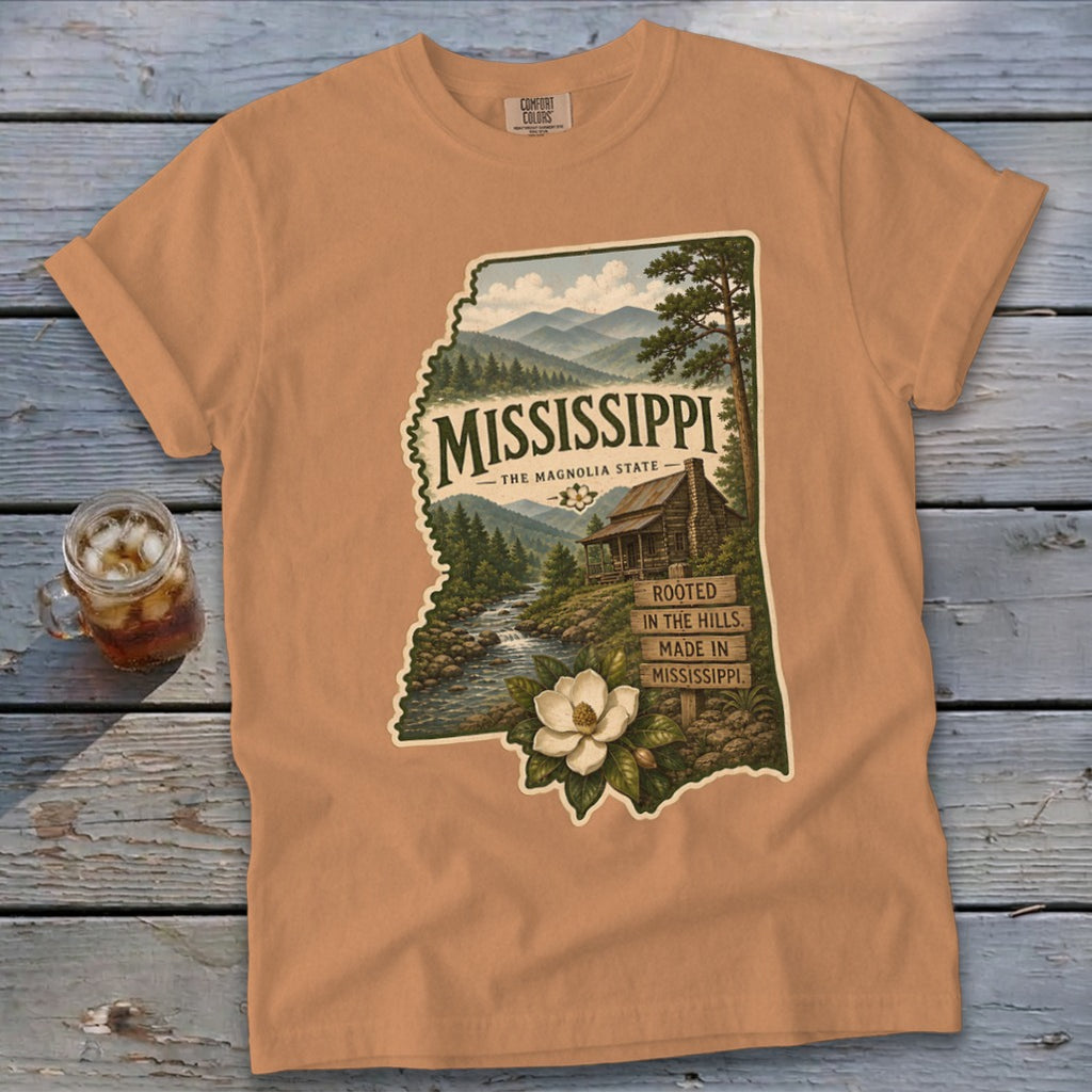 Mississippi Homeplace Scene Signature Tee