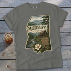 Mississippi Homeplace Scene Signature Tee