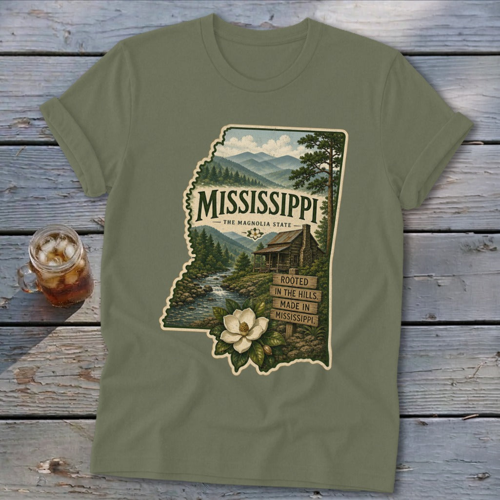 Mississippi Homeplace Scene Softstyle Tee