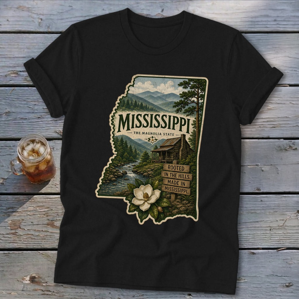 Mississippi Homeplace Scene Softstyle Tee
