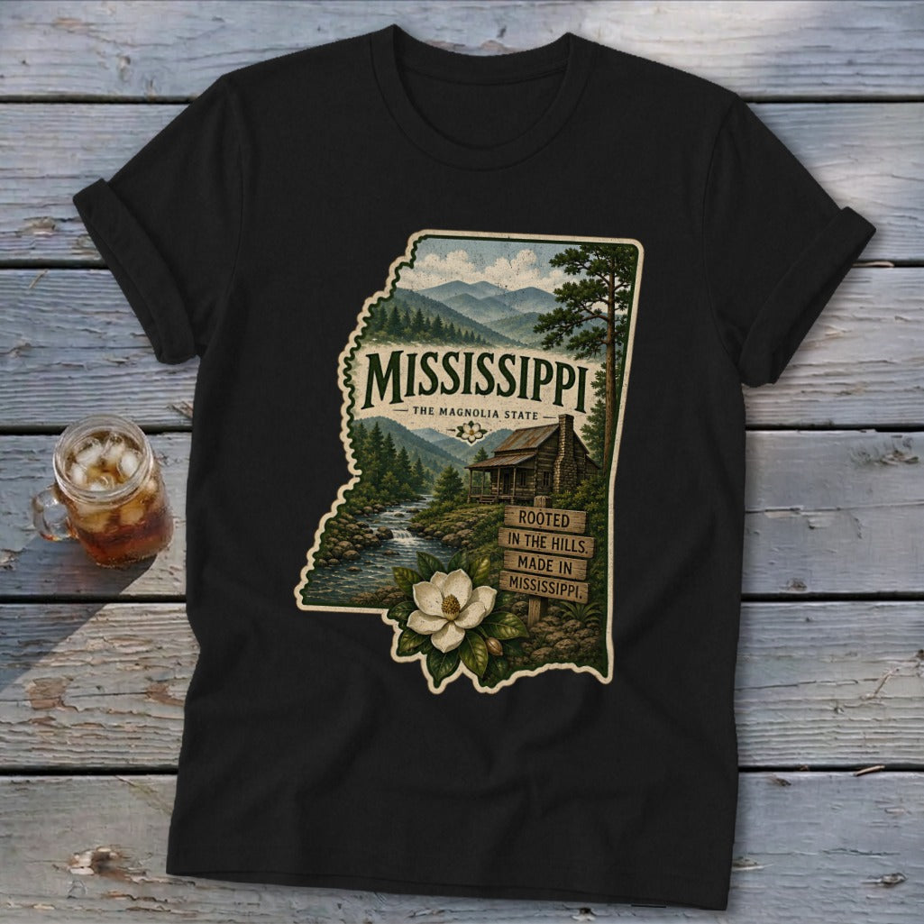 Mississippi Homeplace Scene Softstyle Tee
