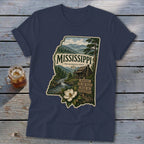Mississippi Homeplace Scene Softstyle Tee