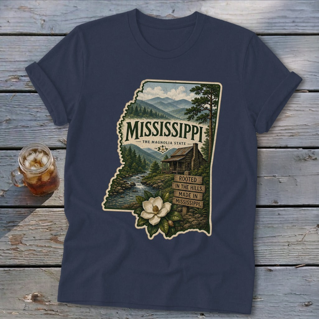 Mississippi Homeplace Scene Softstyle Tee