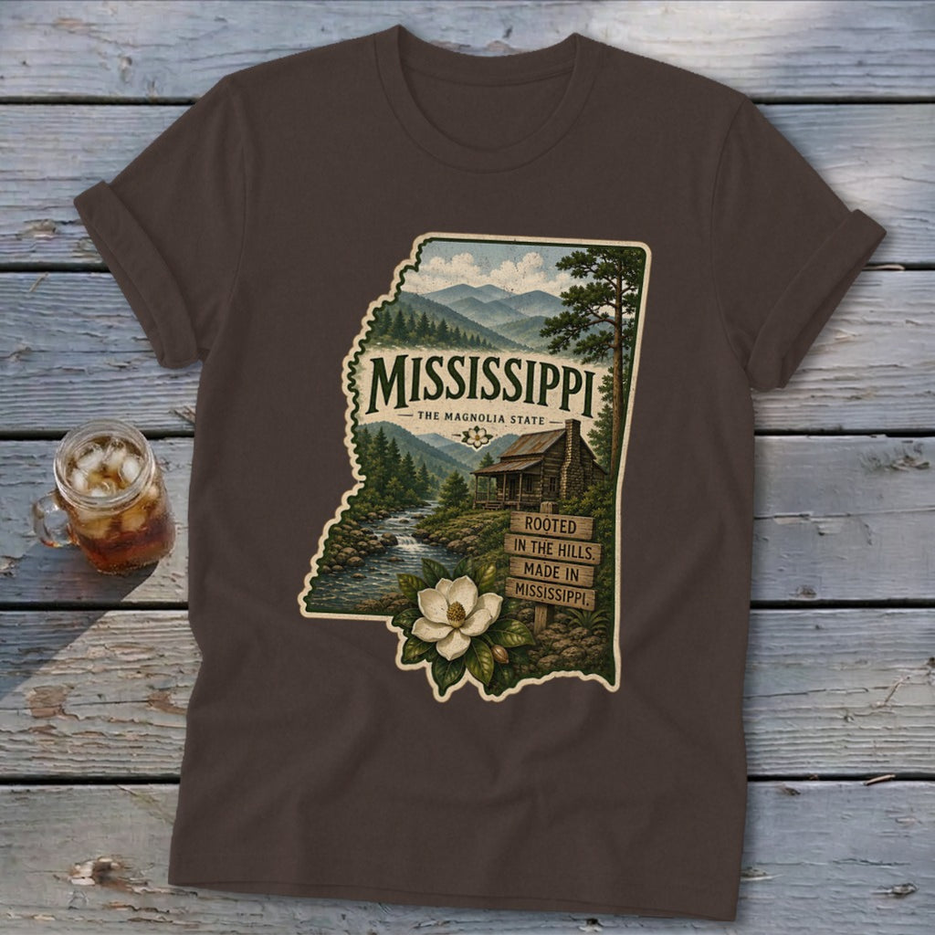 Mississippi Homeplace Scene Softstyle Tee