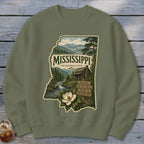 Mississippi Homeplace Scene Sweatshirt