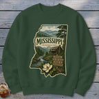 Mississippi Homeplace Scene Sweatshirt