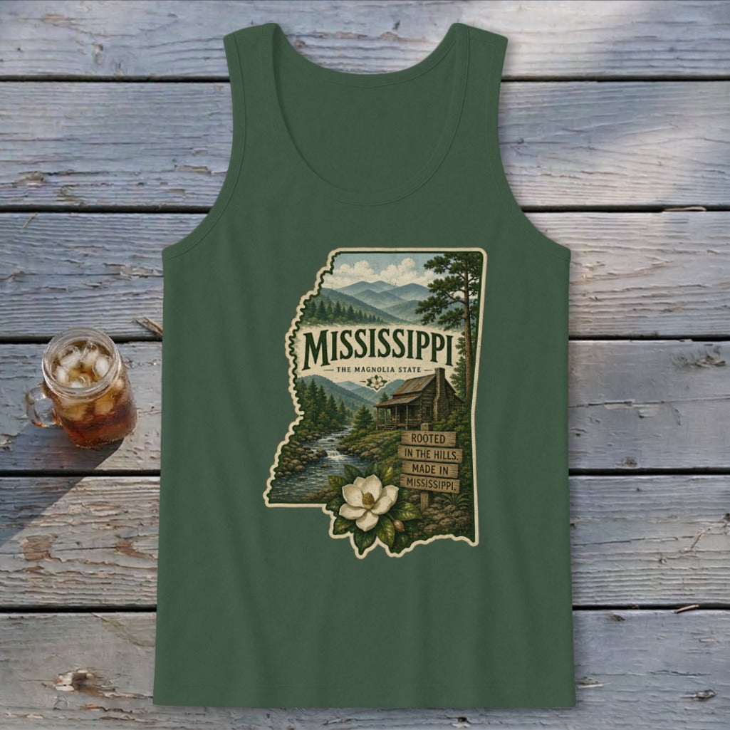 Mississippi Homeplace Scene Tank Top