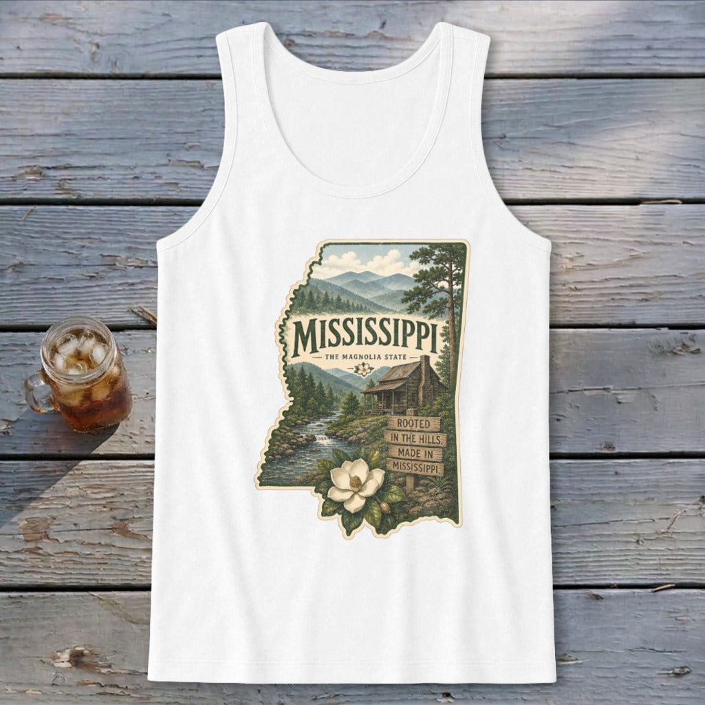 Mississippi Homeplace Scene Tank Top
